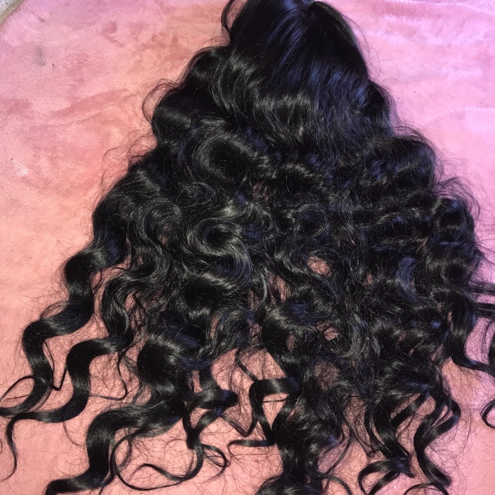 new dark brown wig